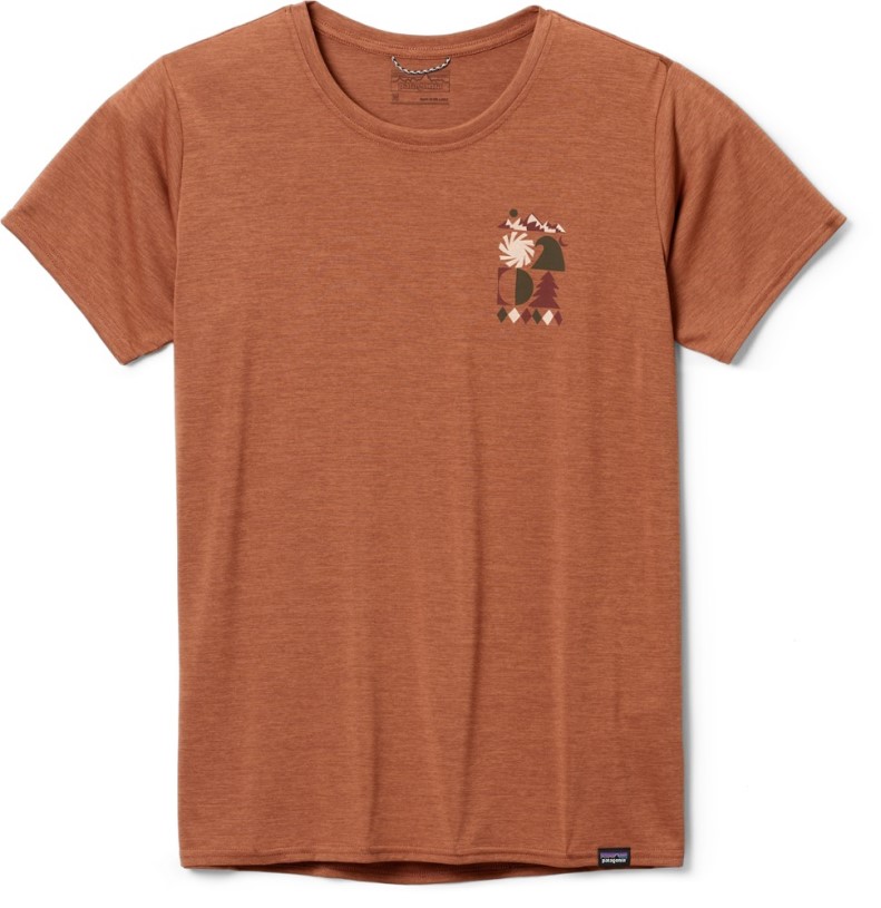 Brown Patagonia Capilene Cool Daily Graphic T-Shirt Women REi Co-op IE
