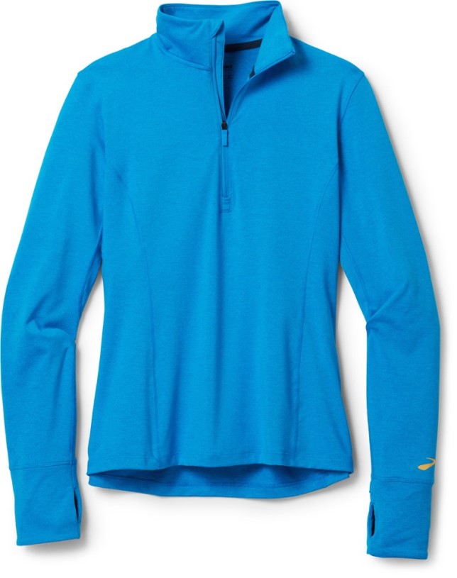 Brooks Dash Half-Zip Running Shirt Women REi Co-op IE Blue