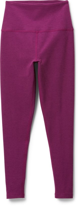 REi Co-op IE Yoga Spacedye Caught In The Midi High-Waisted 7/8 Leggings Women Boysenberry