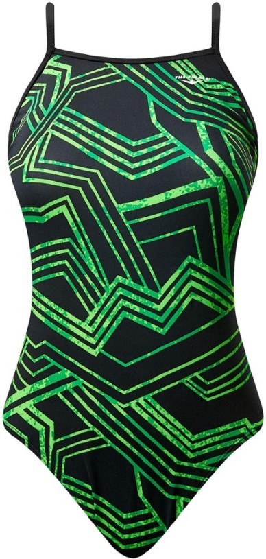 Green REi Co-op IE Tyr Maize Butterfly Back One-Piece Swimsuit Women