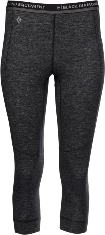 Black REi Co-op IE Black Diamond Solution 150 Merino Base Layer 3/4-Length Tights Women
