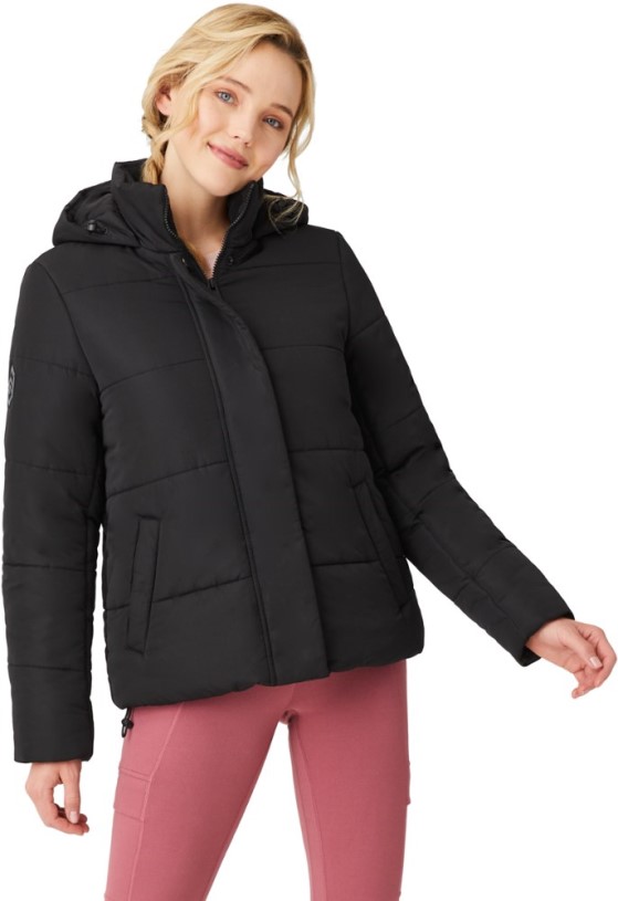 REi Co-op IE Free Country Freecycle Short Insulated Puffer Jacket Women Black