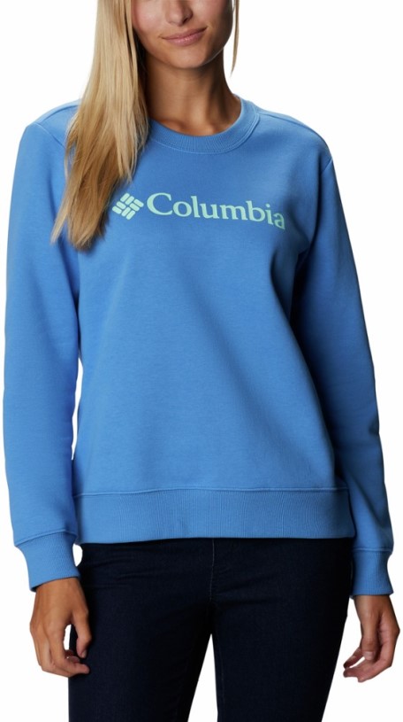 Blue Columbia Logo Crew Top Women REi Co-op IE