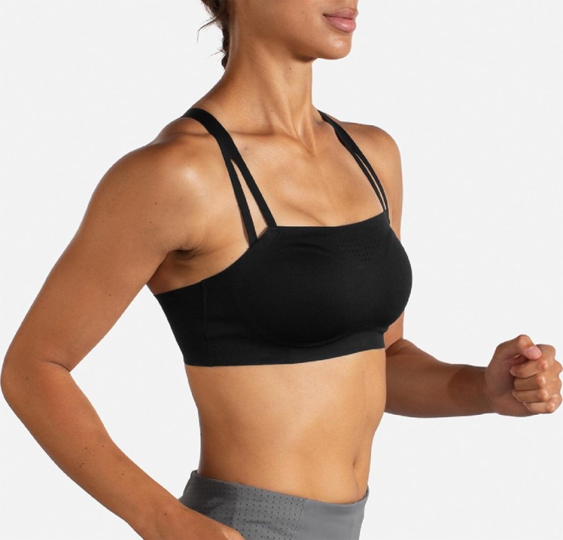 Black Brooks Dare Crisscross Run Bra Women REi Co-op IE