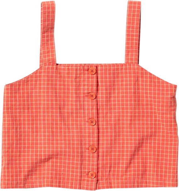 United By Blue Softhemp Reversible Button Tank Top Women Squash REi Co-op IE