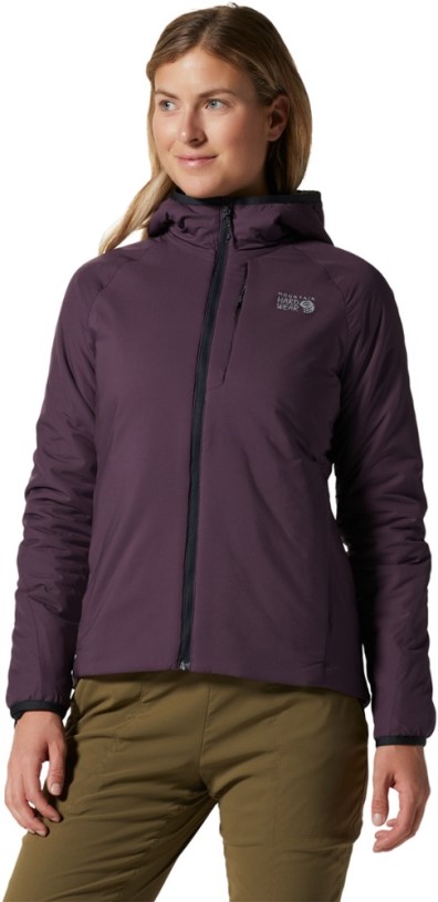 Mountain Hardwear Kor Strata Insulated Hoodie Women REi Co-op IE Dusty Purple