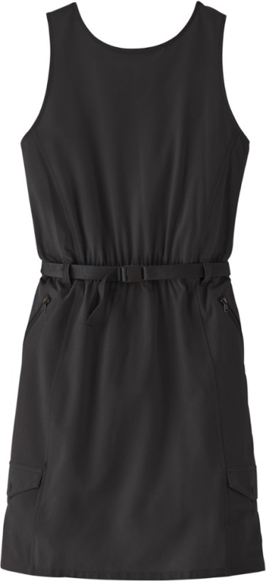 Black Patagonia Fleetwith Belted Dress REi Co-op IE