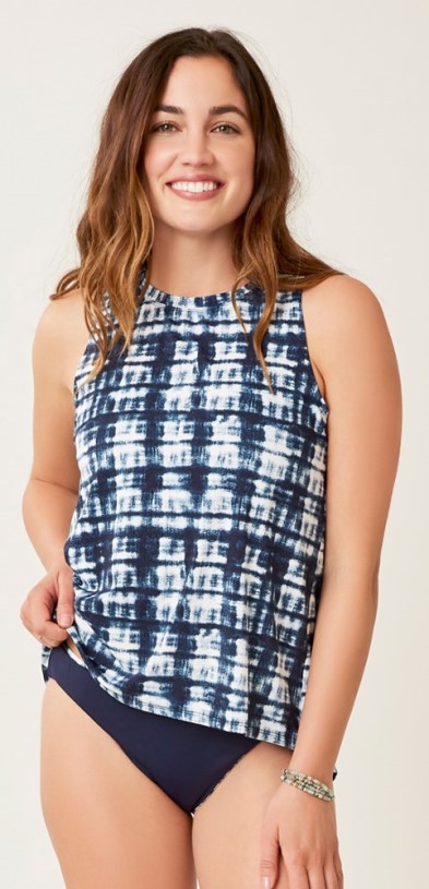 REi Co-op IE Carve Designs Hanalei Rashguard Women Navy