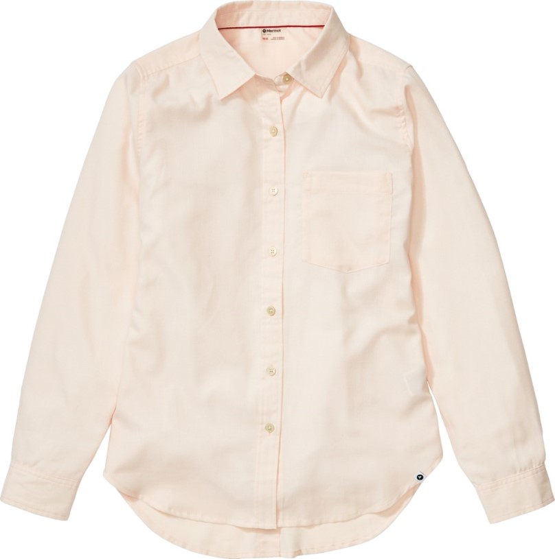 Marmot Seaside Ultra Lightweight Flannel Shirt Women REi Co-op IE Mandarin Mist