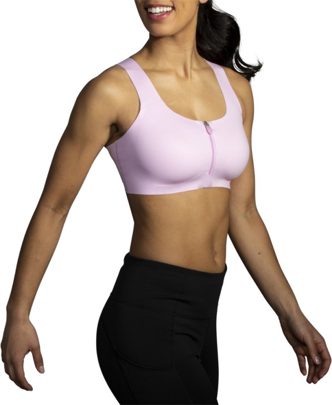 Orchid Haze Brooks Dare Zip Bra REi Co-op IE