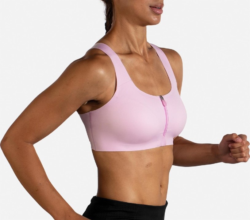 Orchid Haze Brooks Dare Zip Bra REi Co-op IE