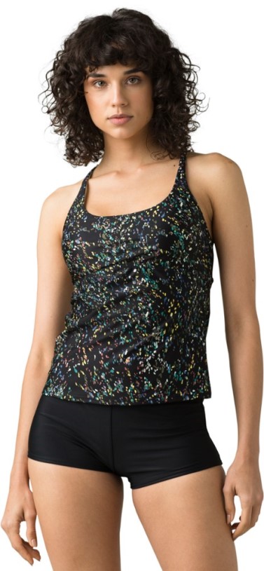 Prana Margot Tankini Swimsuit Top Women REi Co-op IE Black