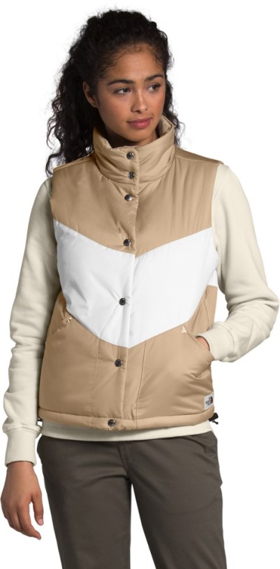 REi Co-op IE The North Face Sylvester Insulated Vest Hawthorne Women Khaki