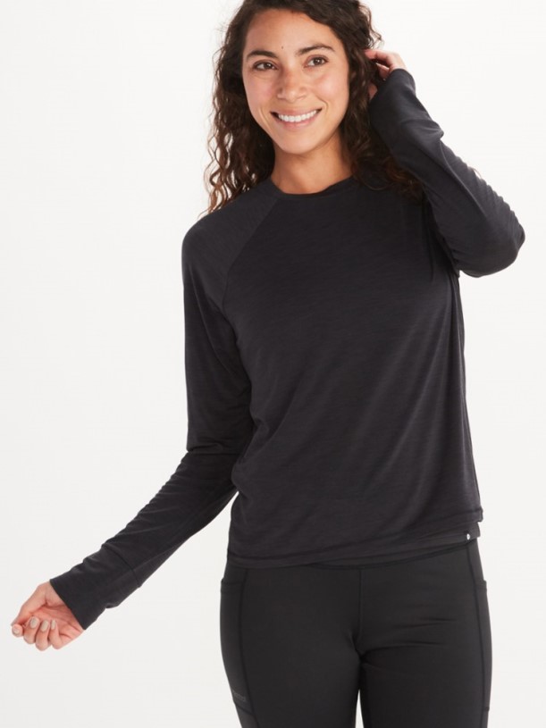 REi Co-op IE Marmot Mariposa Long-Sleeve T-Shirt Women Black