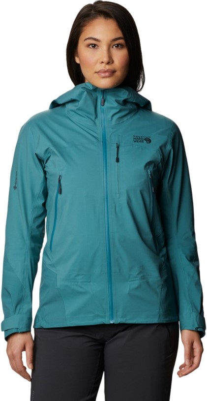 Mountain Hardwear High Exposure Gore-Tex C-Knit Jacket Women REi Co-op IE Washed Turq