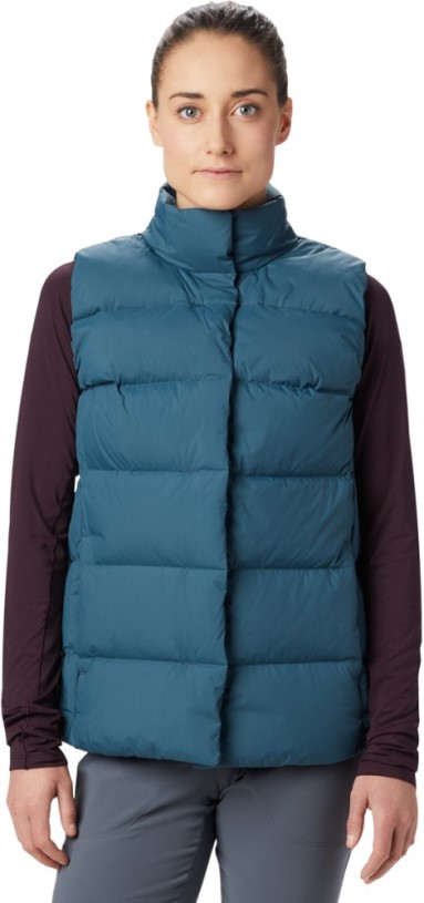 REi Co-op IE Mountain Hardwear Glacial Storm Down Vest Women Icelandic