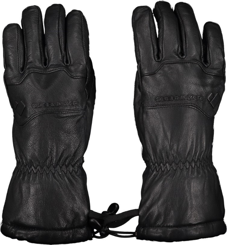 Black REi Co-op IE Obermeyer Solstice Leather Gloves Women