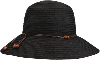 REi Co-op IE Ctr Summit Crushable Straw Hat Women Black