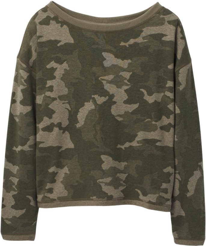 Sage Camo Prana Cozy Up Polmdale Top Women REi Co-op IE