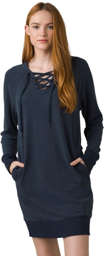 REi Co-op IE Prana Cozy Up Terry Dress Nautical
