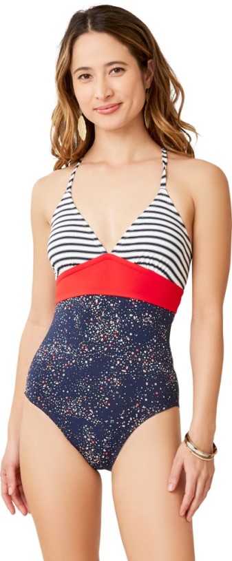 Dash Stripe REi Co-op IE Carve Designs Dahlia One-Piece Swimsuit Women