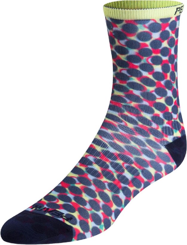 Sunny Lime Layer Dot REi Co-op IE Pearl Izumi Pro Tall Cycling Socks Women