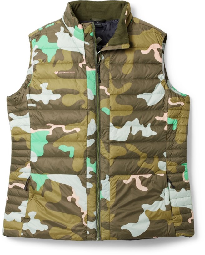 Obermeyer Nieve Down Vest Women REi Co-op IE Jasmint Camo