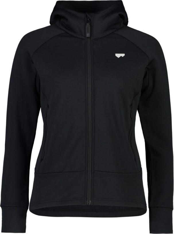Mons Royale Nevis Wool Fleece Hood Jacket Women Black REi Co-op IE
