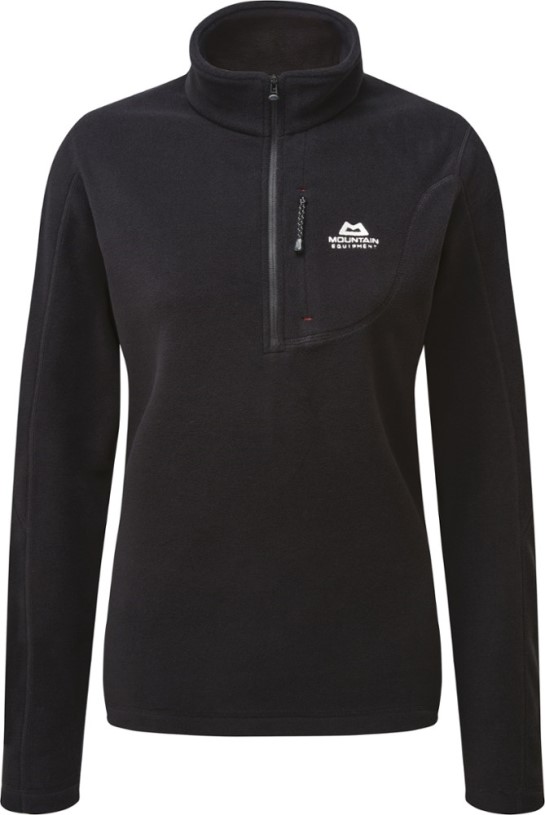 REi Co-op IE Mountain Equipment Micro Zip T Fleece Pullover Women Black