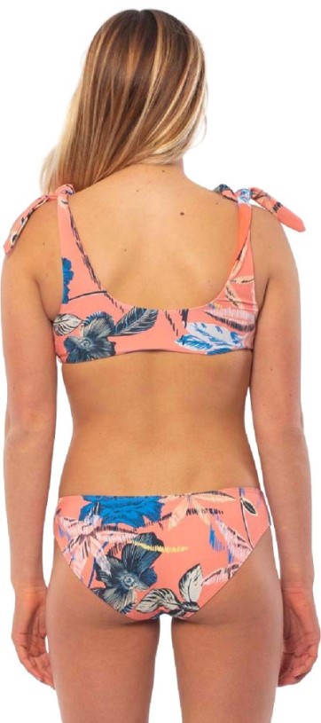 REi Co-op IE Coral Flame Sisstrevolution Stitch Bralette Swimsuit Top Women