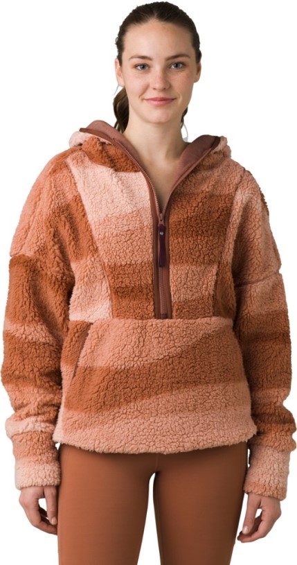 Prana Polar Escape Half-Zip Pullover Women REi Co-op IE Cloud Blush Dune