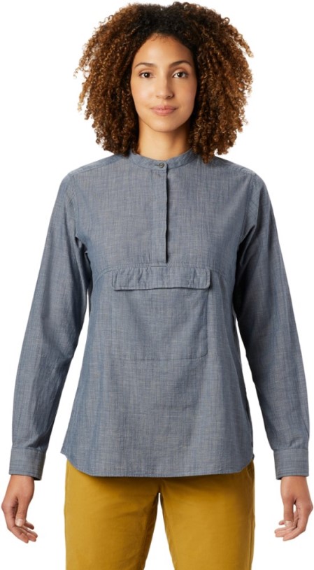 REi Co-op IE Mountain Hardwear Camp Oasis Shirt Women Zinc