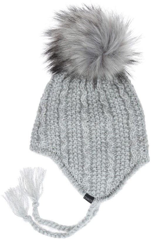 REi Co-op IE Grey Chaos Aria Earflap Hat Women