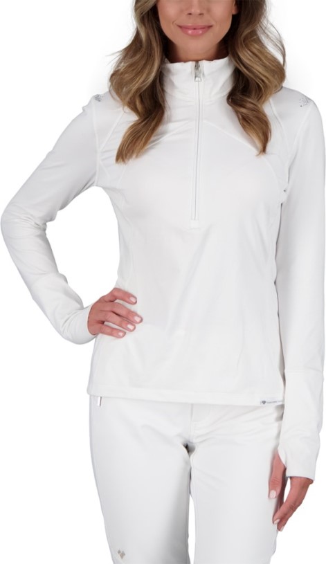 REi Co-op IE Obermeyer Anya Sc Half-Zip Pullover Women White
