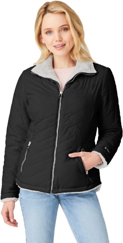 Black Free Country Cloud Lite Reversible Jacket Women REi Co-op IE