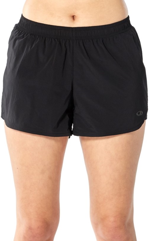 Black Icebreaker Cool-Lite Merino Impulse Running Shorts Women REi Co-op IE