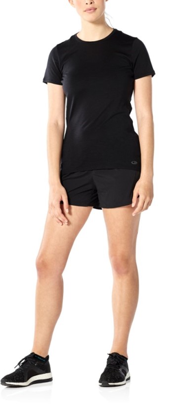 Black Icebreaker Cool-Lite Merino Impulse Running Shorts Women REi Co-op IE