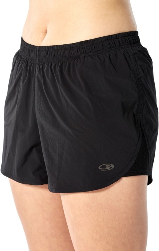 Black Icebreaker Cool-Lite Merino Impulse Running Shorts Women REi Co-op IE