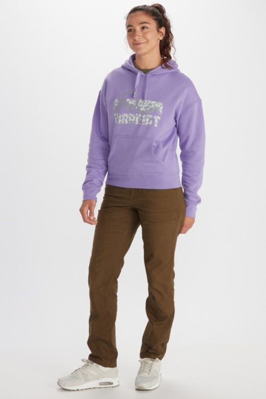 Marmot Coastal Hoodie Women REi Co-op IE Paisley Purple