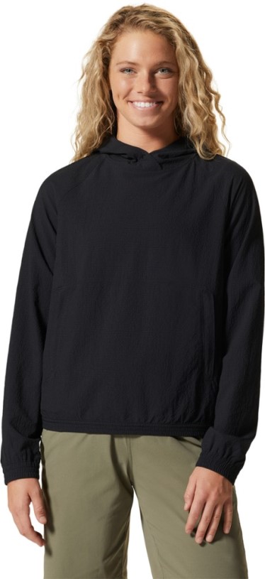 Mountain Hardwear Sunshadow Long-Sleeve Hoodie Women Black REi Co-op IE