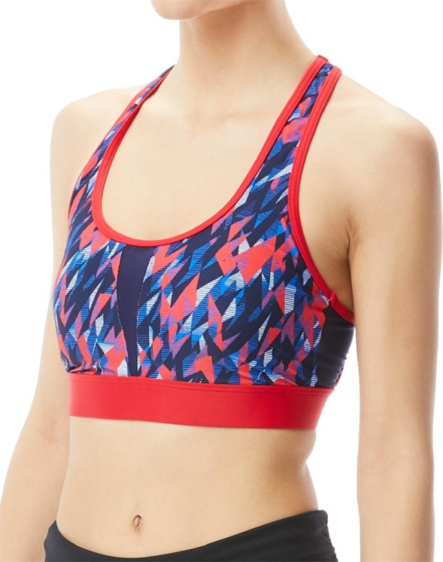 Tyr Polar Hudson Swimsuit Top Women Navy-Red REi Co-op IE