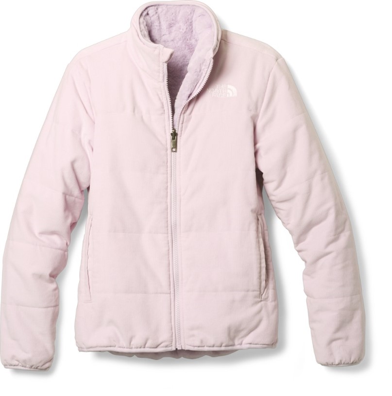 The North Face Reversible Mossbud Swirl Insulated Jacket Girls Lavender Fog REi Co-op IE
