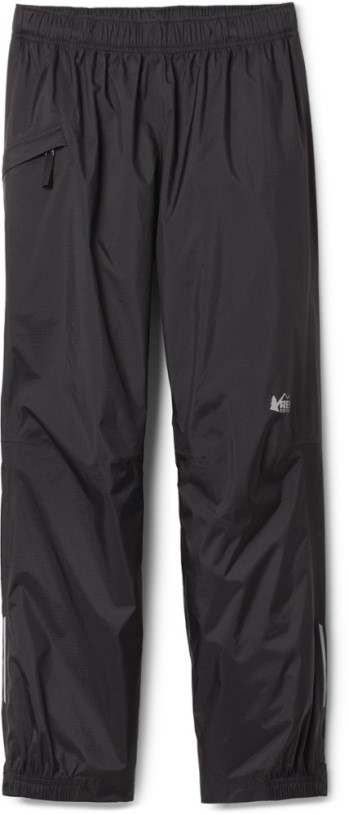 Black REi Co-op IE Rainwall Rain Pants Kid