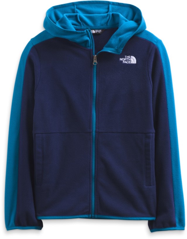 Navy REi Co-op IE The North Face Glacier Full-Zip Fleece Hoodie Boys