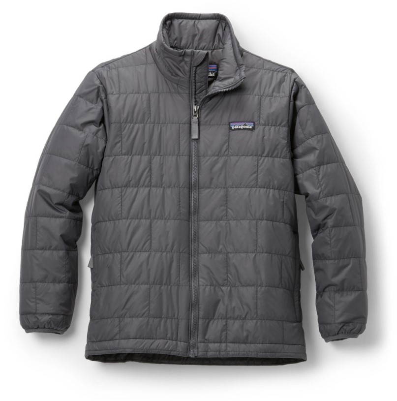 Grey Patagonia Nano Puff Insulated Jacket Boys REi Co-op IE