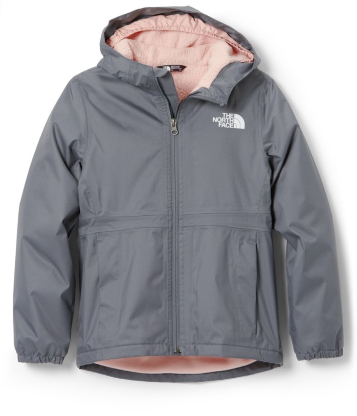 Grey The North Face Warm Storm Rain Jacket Girls REi Co-op IE