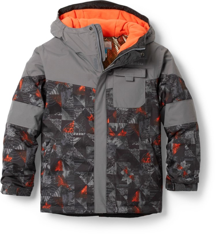 Columbia Mighty Mogul Insulated Jacket Boys REi Co-op IE Shark Kaleidoscope