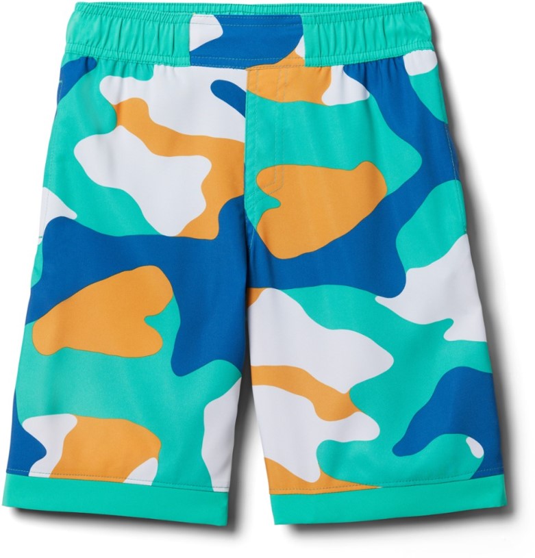 Columbia Sandy Shores Board Shorts Toddler Boys REi Co-op IE Turquoise Mod Camo
