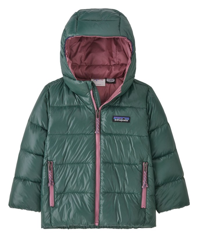 REi Co-op IE Patagonia Hi-Loft Down Sweater Hoodie Infants' Green