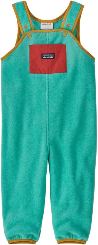 REi Co-op IE Fresh Teal Patagonia Synchilla Fleece Overalls Infants'